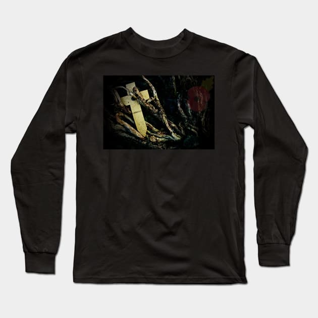 "LEST WE FORGET - THE POPPY TREE OF LIFE" Long Sleeve T-Shirt by dumbodancer